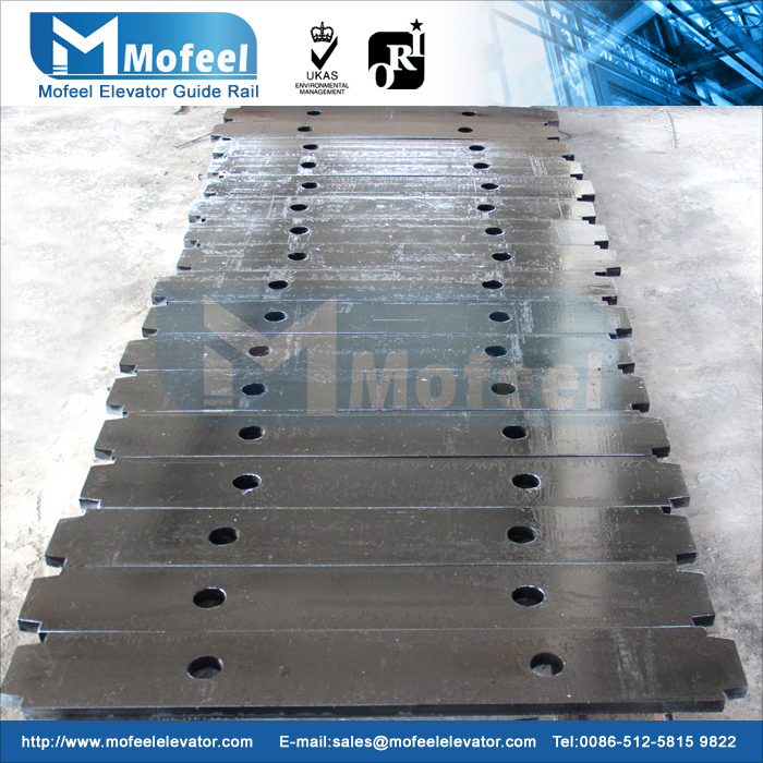 Steel plate elevator counterweight